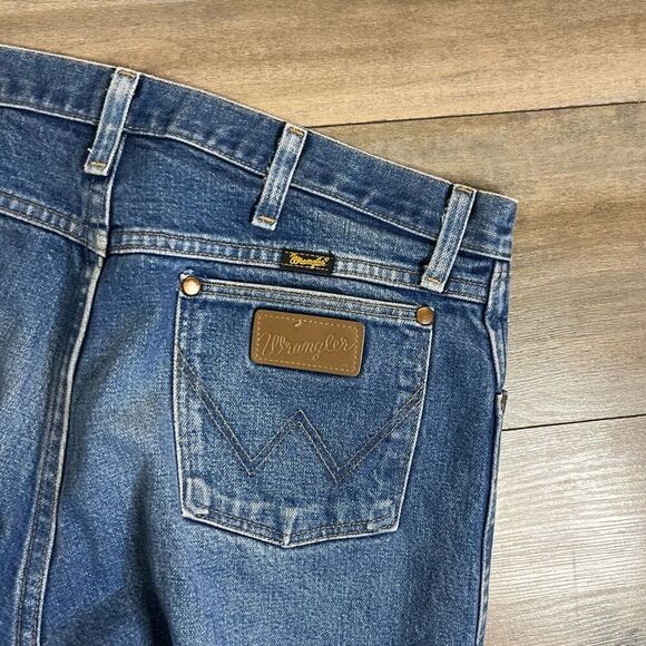 Vintage Wrangler Light Wash Denim Jeans Men 36 - Picture 8 of 8